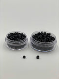 Large Aluminum Silicone Hair Extension Beads